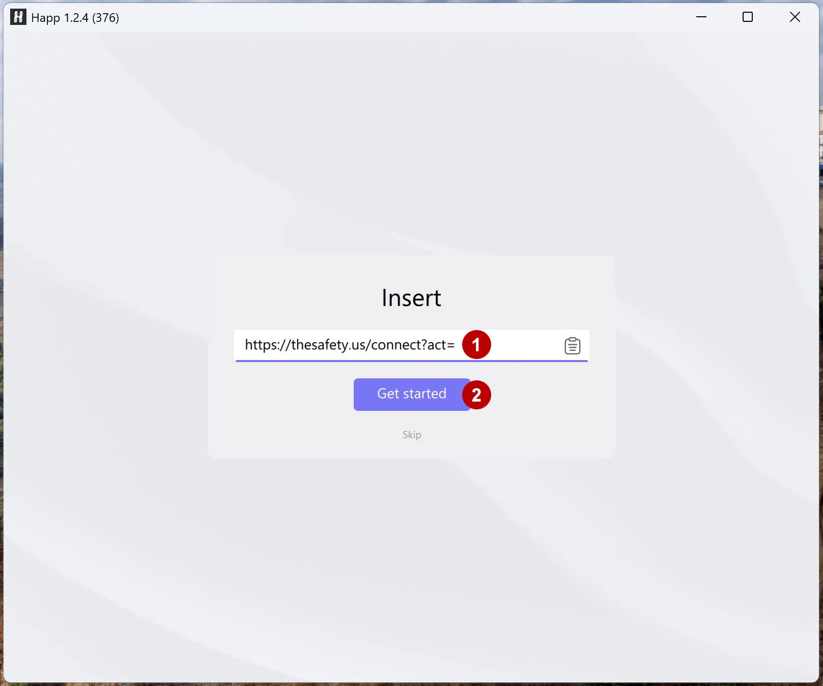 Adding a new xVPN subscription to Happ on Windows