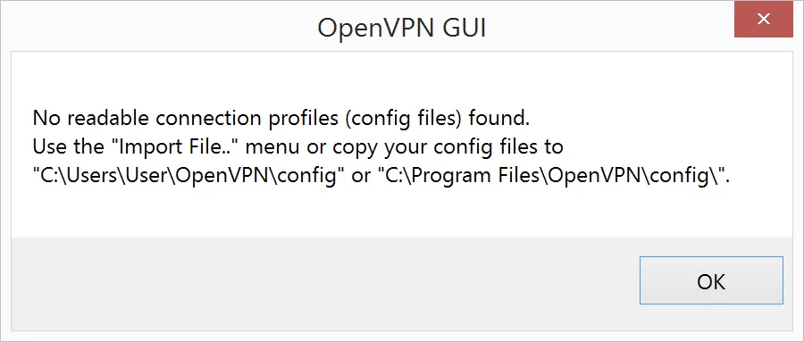 Folder for OpenVPN files